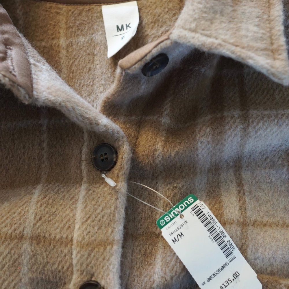 Super cozy MK made in Korea button up flannel - Picture 2 of 8